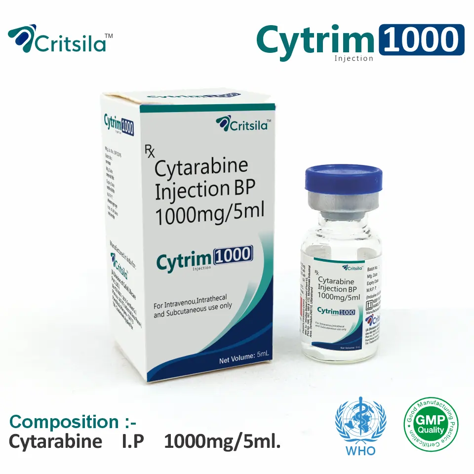 Cytarabine 1000mg Injection Packaging